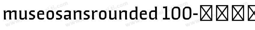 museosansrounded 100字体转换